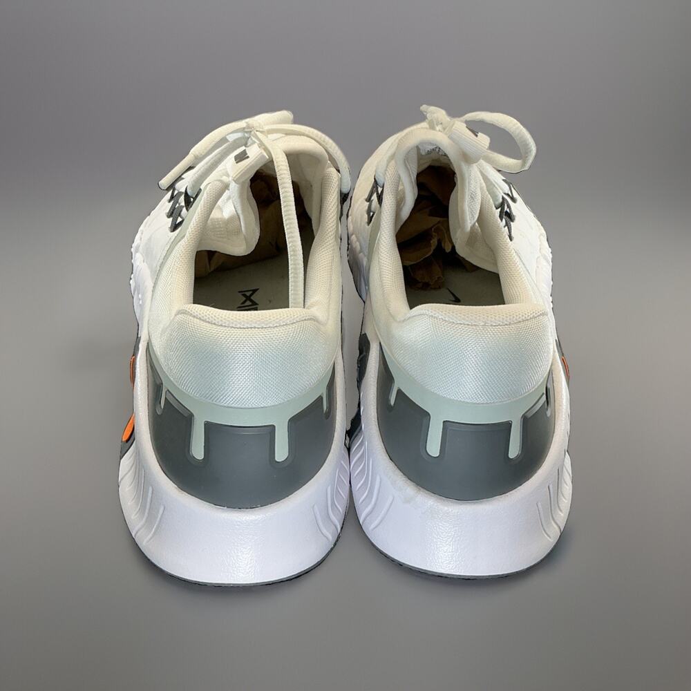 Size 11.5 - Nike Free Metcon 5 White Bright Mandarin - Picture 5 of 5